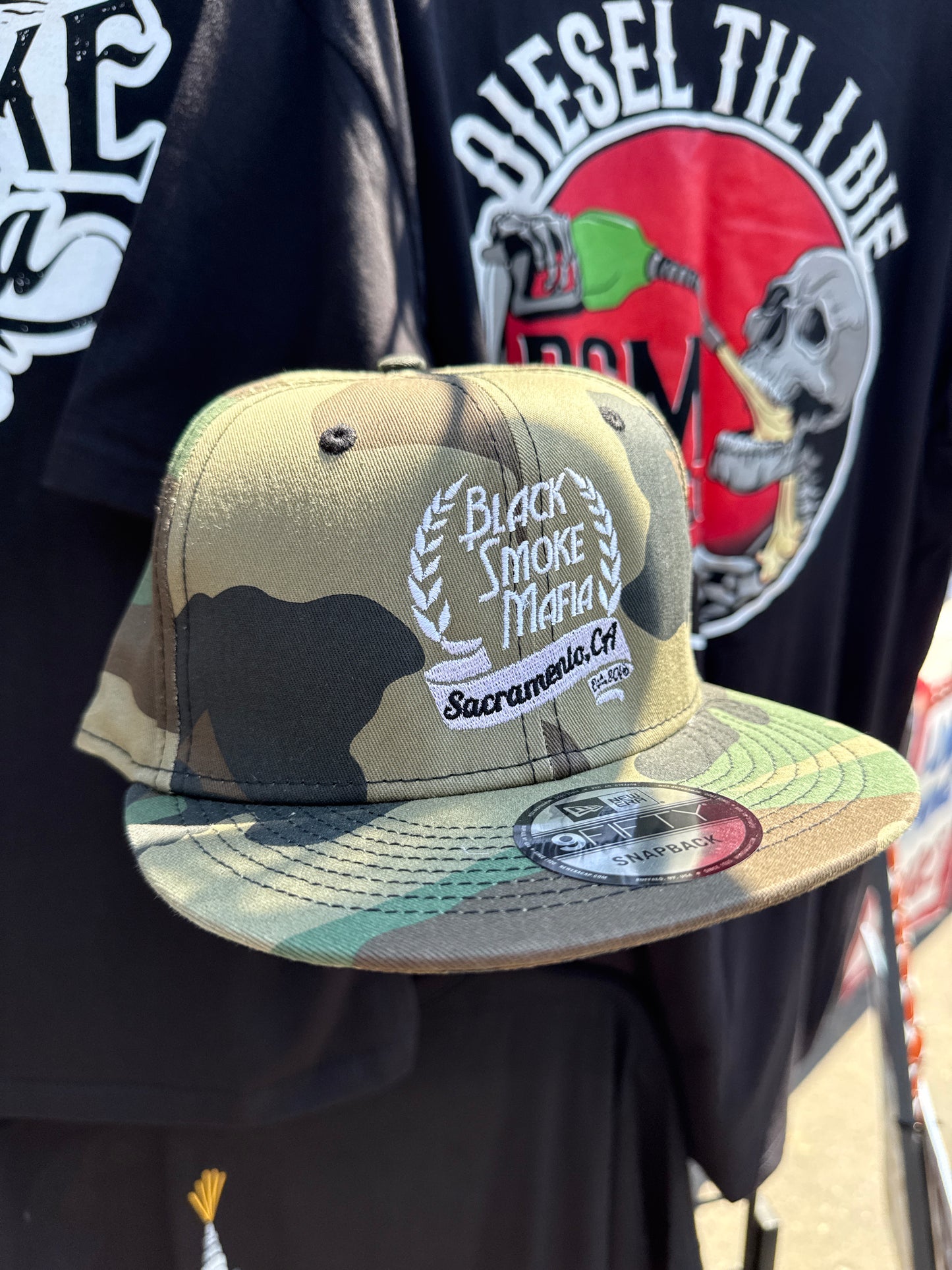Leaf Logo Flat Bill