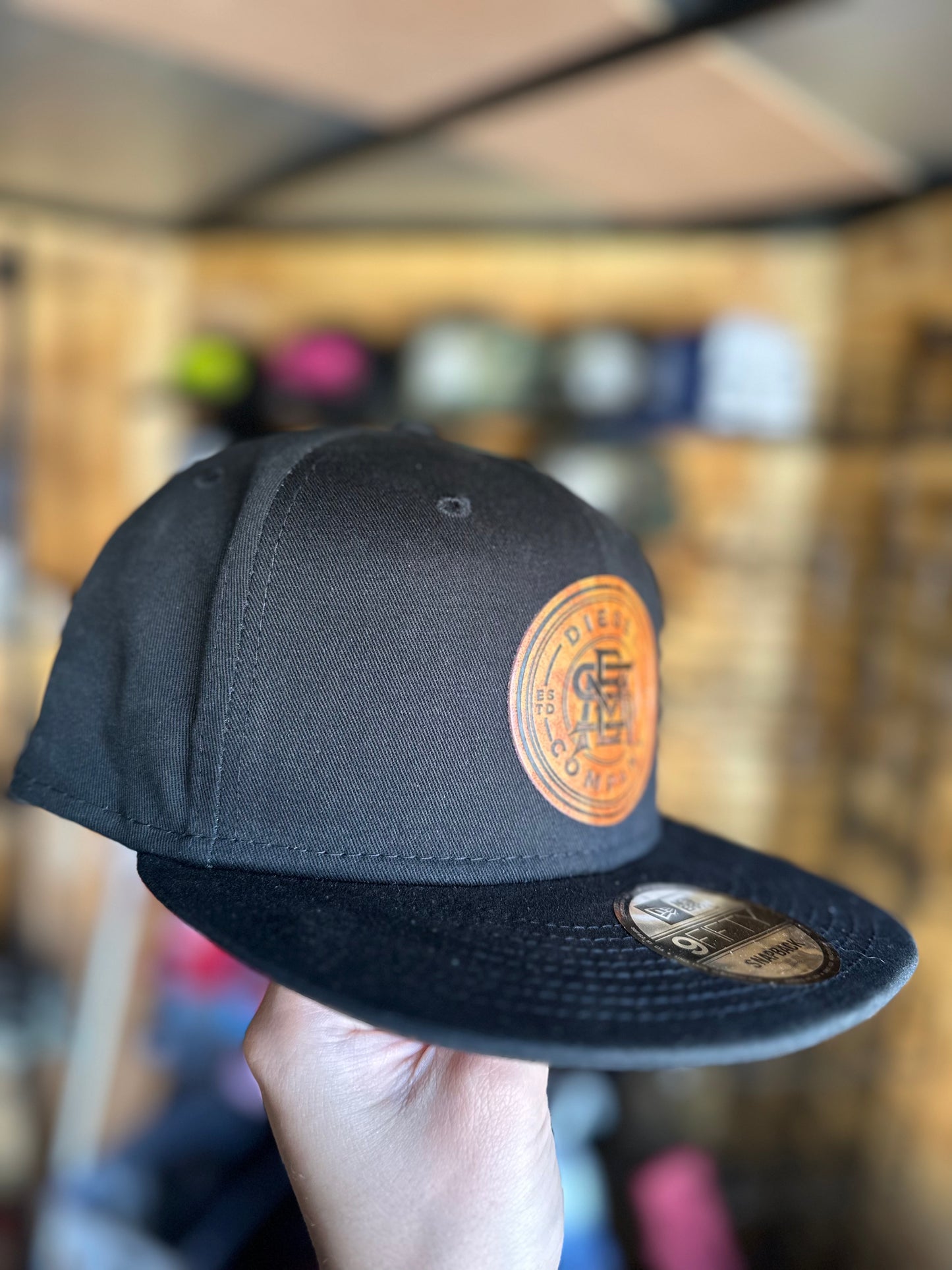 Leather Patch Hat