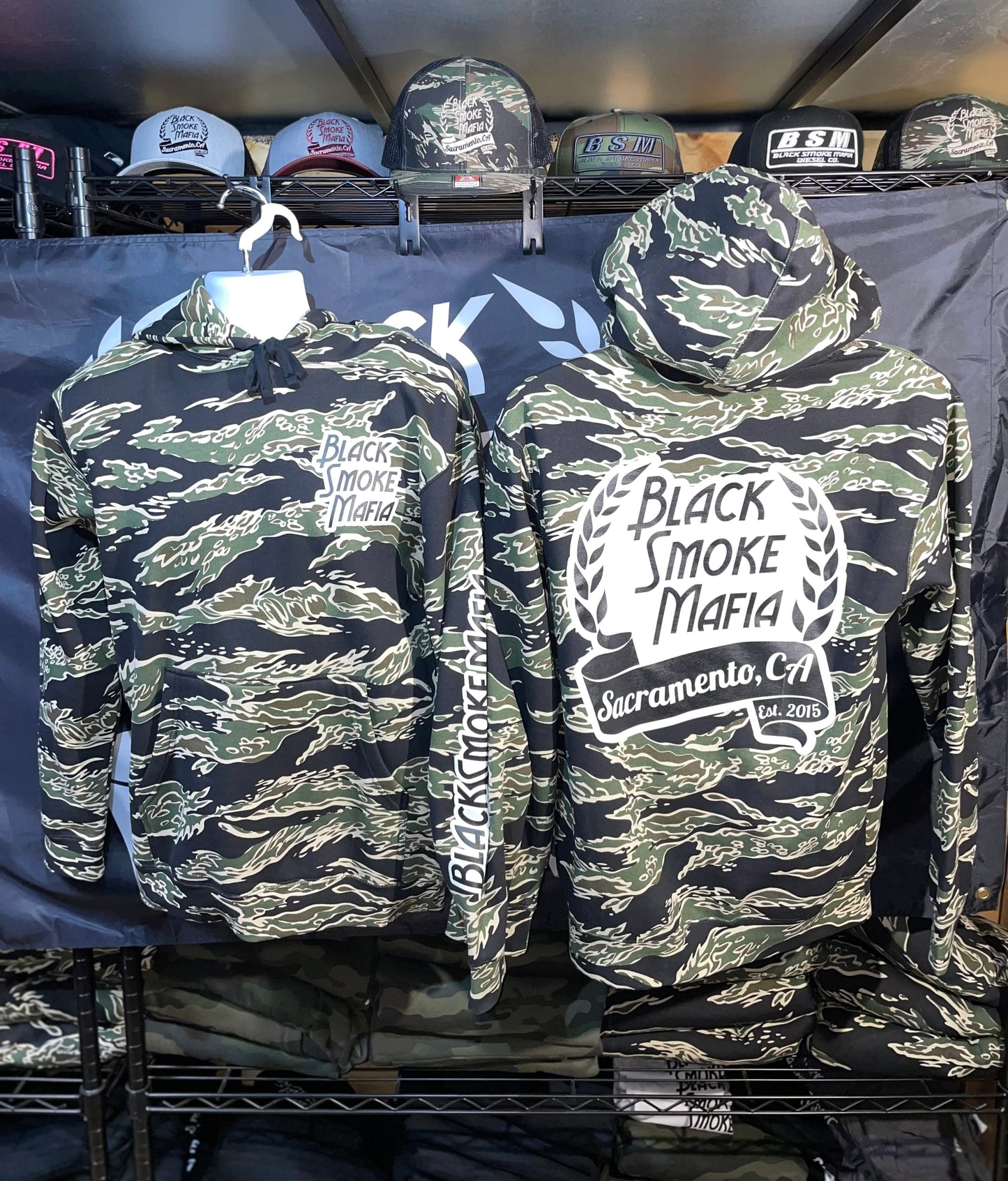 Camo sweatshirts