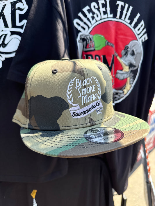 Leaf Logo Flat Bill