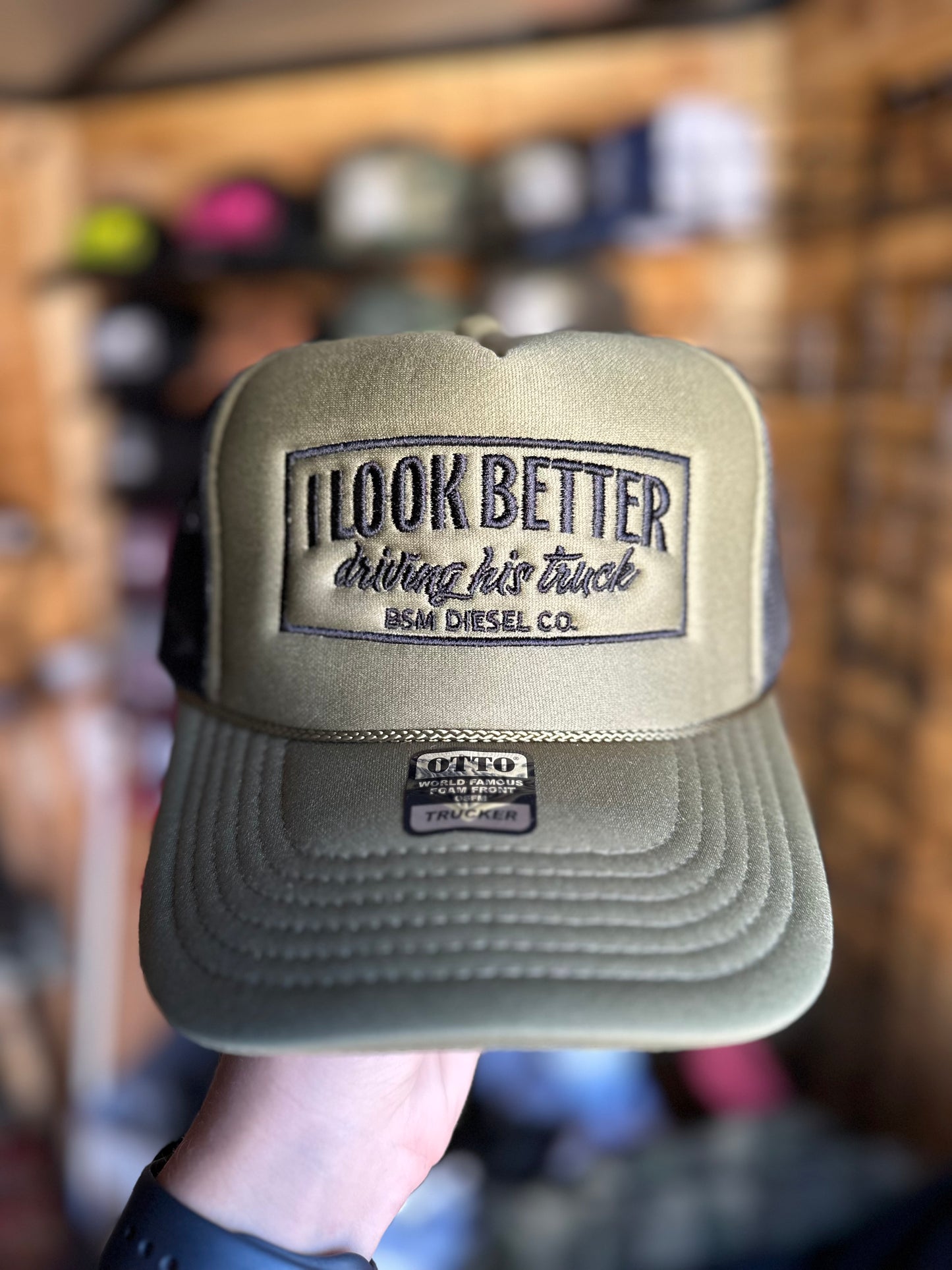 Foam trucker hat